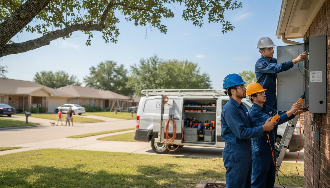 Certified electrician providing emergency electrical services in Duson, LA